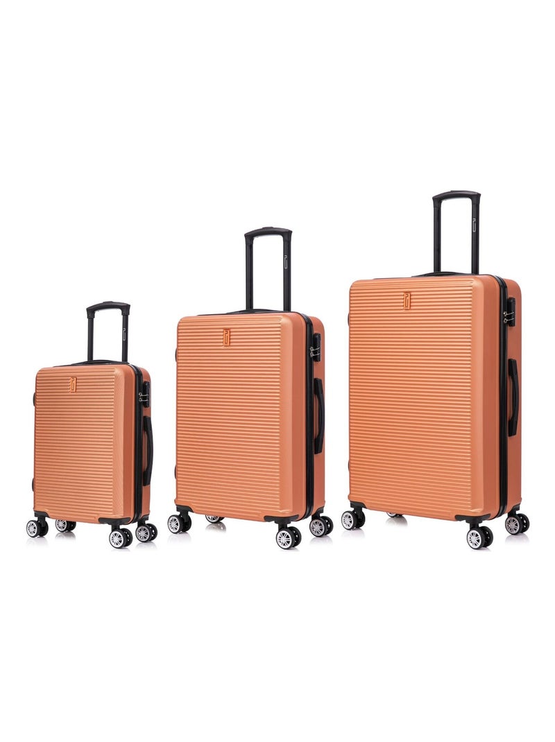Set de Valises 3 Pièces | Cabine + Moyenne + Grande | Modèle Weekend | CELIMS France Corail - Kiabi