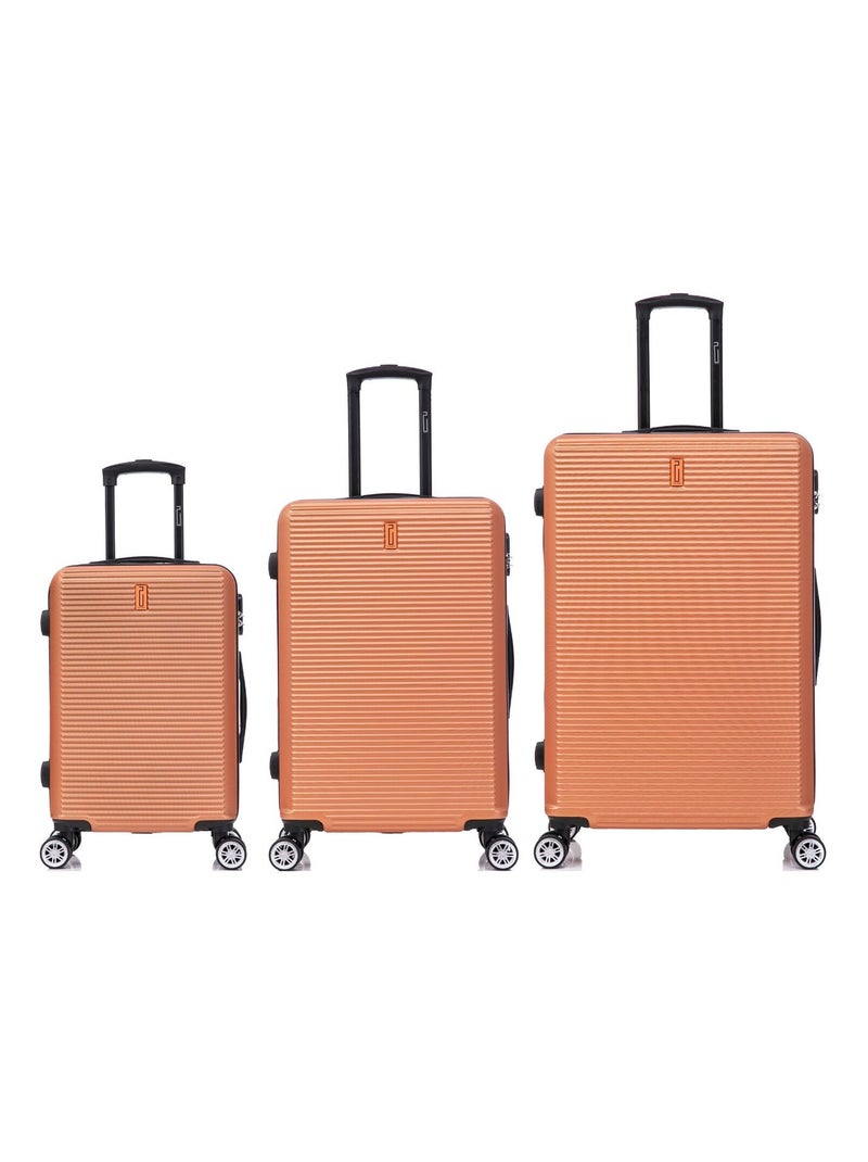 Set de Valises 3 Pièces | Cabine + Moyenne + Grande | Modèle Weekend | CELIMS France Corail - Kiabi