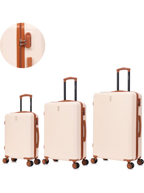 Set de Valises 3 Pièces | Cabine + Moyenne + Grande | Modèle Weekend | CELIMS France - Kiabi