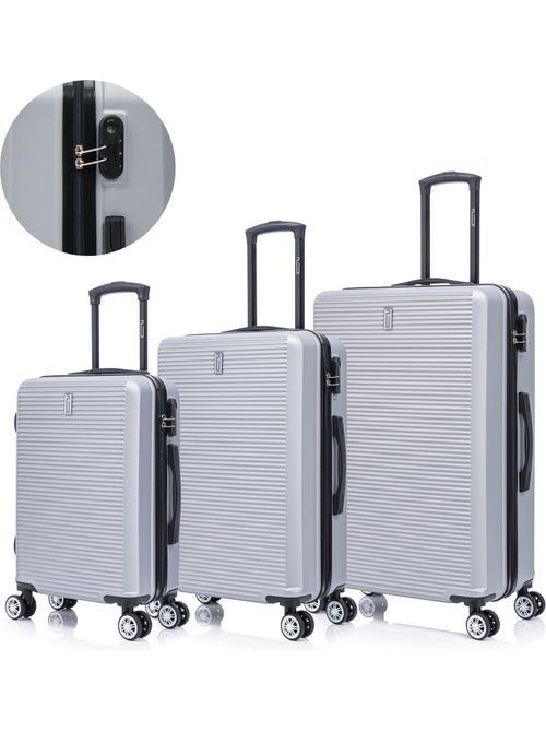 Set de Valises 3 Pièces | Cabine + Moyenne + Grande | Modèle Weekend | CELIMS France - Kiabi Set de Valises 3 Pièces | Cabine + Moyenne + Grande | Modèle Weekend | CELIMS France - Kiabi
