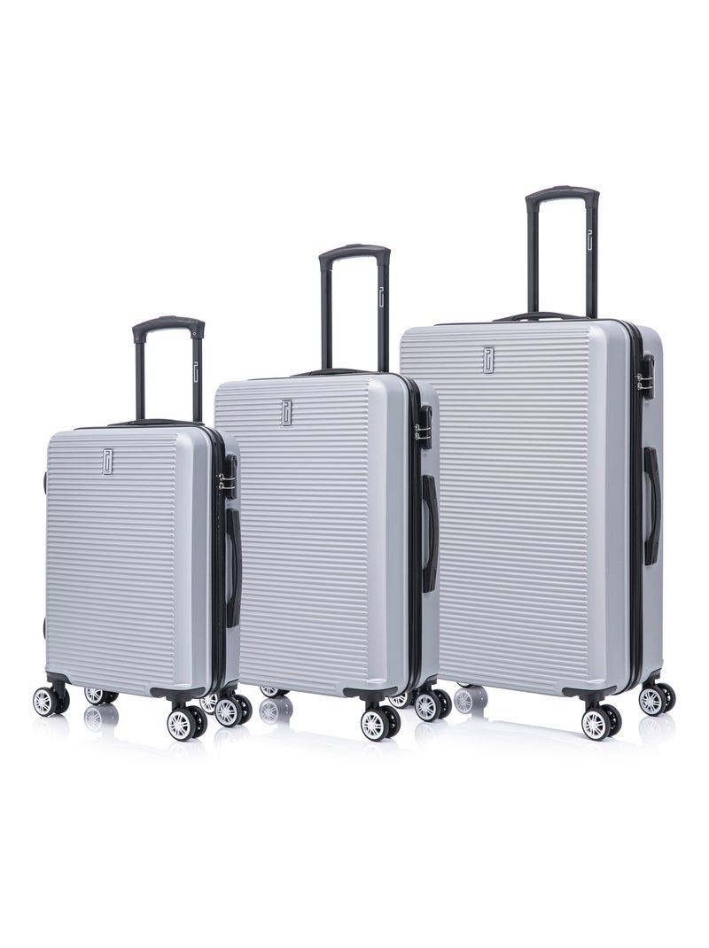Set de Valises 3 Pièces | Cabine + Moyenne + Grande | Modèle Weekend | CELIMS France Gris - Kiabi