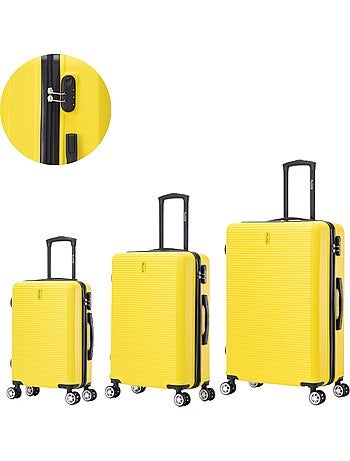 Set de Valises 3 Pièces | Cabine + Moyenne + Grande | Modèle Weekend | CELIMS France