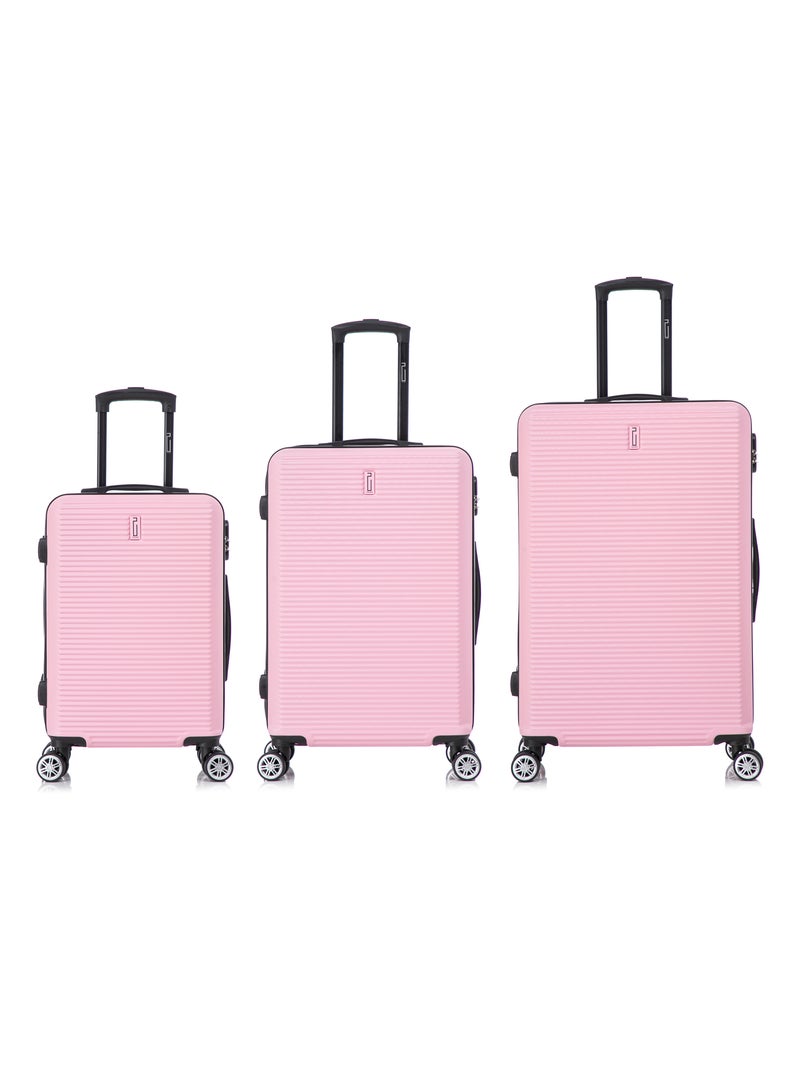 Set de Valises 3 Pièces | Cabine + Moyenne + Grande | Modèle Weekend | CELIMS France Rose pâle - Kiabi