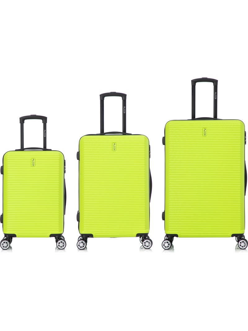 Set de Valises 3 Pièces | Cabine + Moyenne + Grande | Modèle Weekend | CELIMS France Vert anis - Kiabi