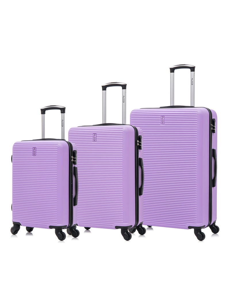 Set de Valises 3 Pièces | Cabine + Moyenne + Grande | Modèle Weekend | CELIMS France Violet - Kiabi