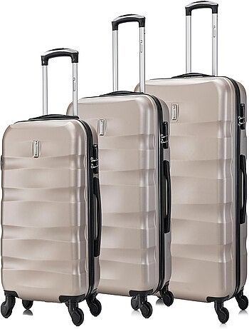 Set de Valises 3 Pièces | Cabine + Moyenne + Grande | Serrure Intégrée | CELIMS France