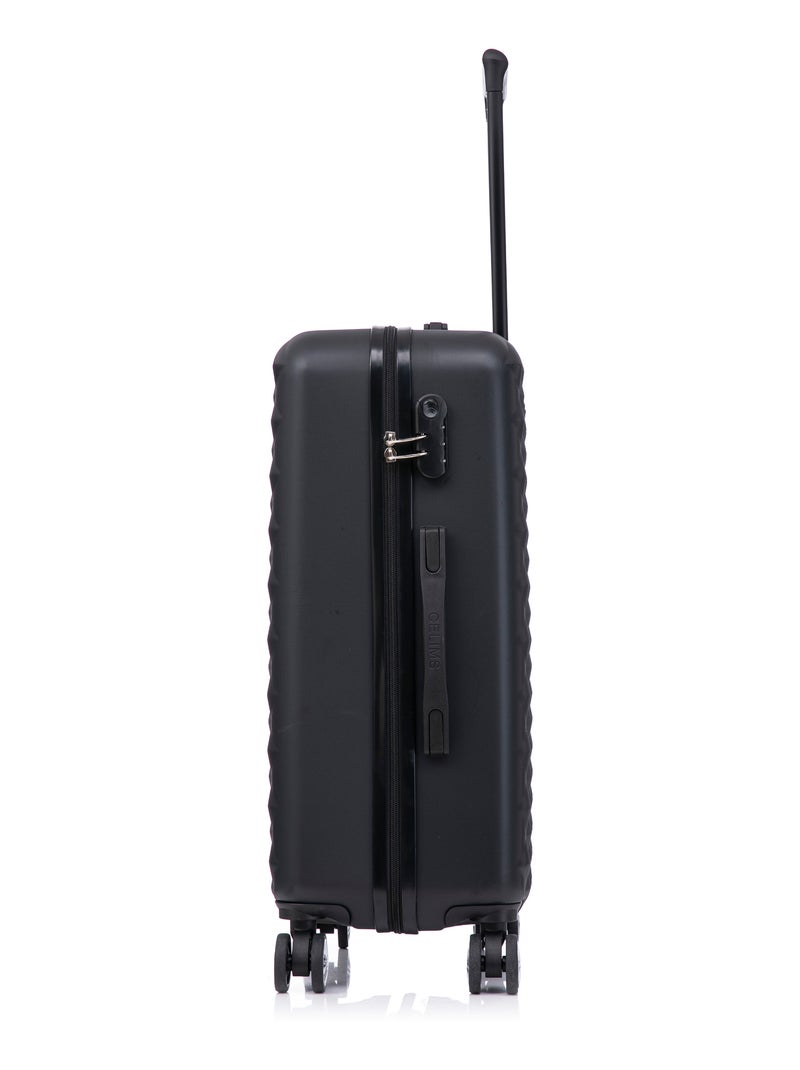 Set de Valises 3 Pièces | Cabine + Moyenne + Grande | Serrure Intégrée | CELIMS France Noir - Kiabi
