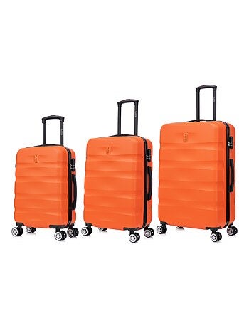 Set de Valises 3 Pièces | Cabine + Moyenne + Grande | Serrure Intégrée | CELIMS France