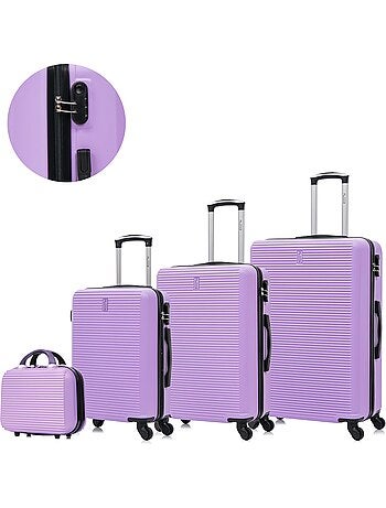 Set de Valises 4 Pièces | Cabine + Moyenne + Grande + Vanity | Modèle Weekend | CELIMS France