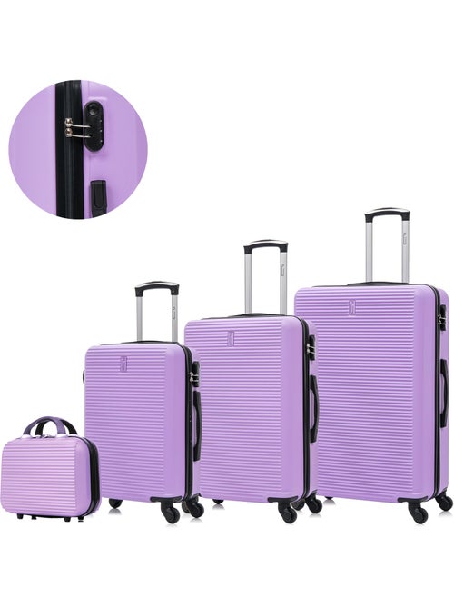 Set de Valises 4 Pièces | Cabine + Moyenne + Grande + Vanity | Modèle Weekend | CELIMS France - Kiabi Set de Valises 4 Pièces | Cabine + Moyenne + Grande + Vanity | Modèle Weekend | CELIMS France - Kiabi