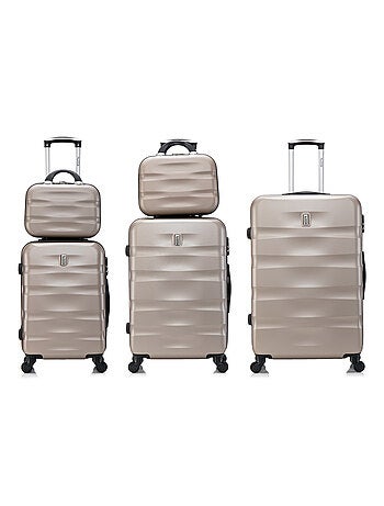 Set de Valises 5 Pièces | Cabine + Moyenne + Grande + 2 Vanity | CELIMS France