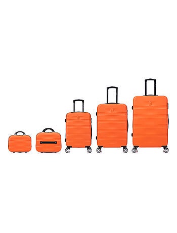 Set de Valises 5 Pièces | Cabine + Moyenne + Grande + 2 Vanity | CELIMS France