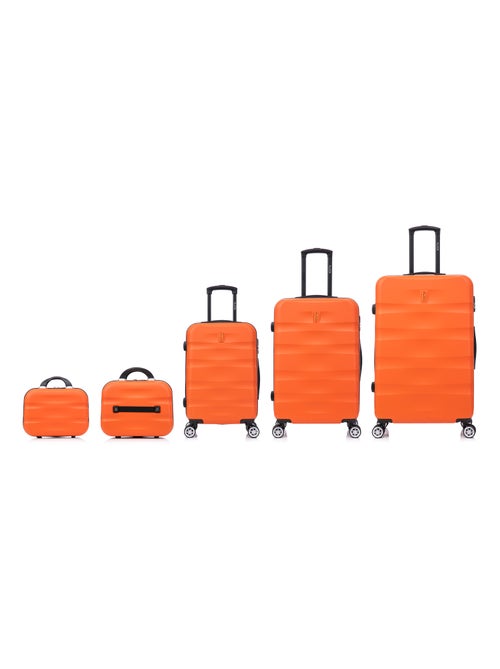 Set de Valises 5 Pièces | Cabine + Moyenne + Grande + 2 Vanity | CELIMS France - Kiabi Set de Valises 5 Pièces | Cabine + Moyenne + Grande + 2 Vanity | CELIMS France - Kiabi