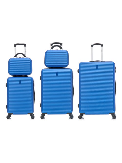 Set de Valises 5 Pièces | Cabine + Moyenne + Grande + 2 Vanity | Modèle Weekend | CELIMS France - Kiabi Set de Valises 5 Pièces | Cabine + Moyenne + Grande + 2 Vanity | Modèle Weekend | CELIMS France - Kiabi