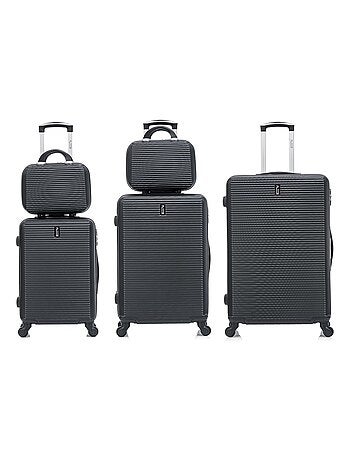 Set de Valises 5 Pièces | Cabine + Moyenne + Grande + 2 Vanity | Modèle Weekend | CELIMS France