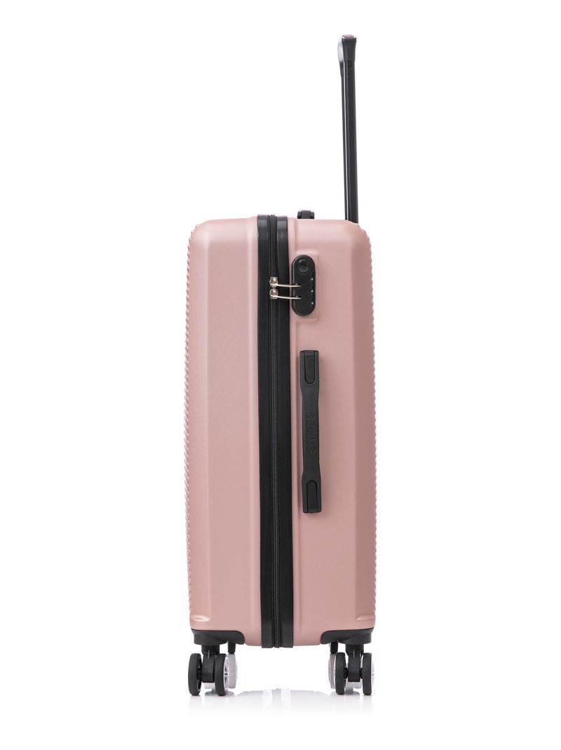 Set de Valises 5 Pièces | Cabine + Moyenne + Grande + 2 Vanity | Modèle Weekend | CELIMS France Rose - Kiabi