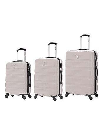 Set de Valises 3 Pièces | Cabine + Moyenne + Grande | Serrure Intégrée | CELIMS France