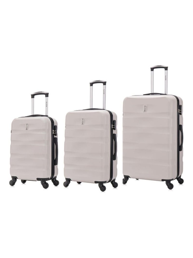 Set de Valises 5 Pièces | Cabine + Moyenne + Grande + 2 Vanity | Serrure Intégrée | CELIMS France Gris - Kiabi