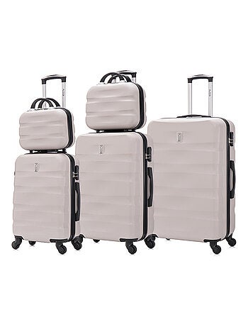 Set de Valises 5 Pièces | Cabine + Moyenne + Grande + 2 Vanity | CELIMS France