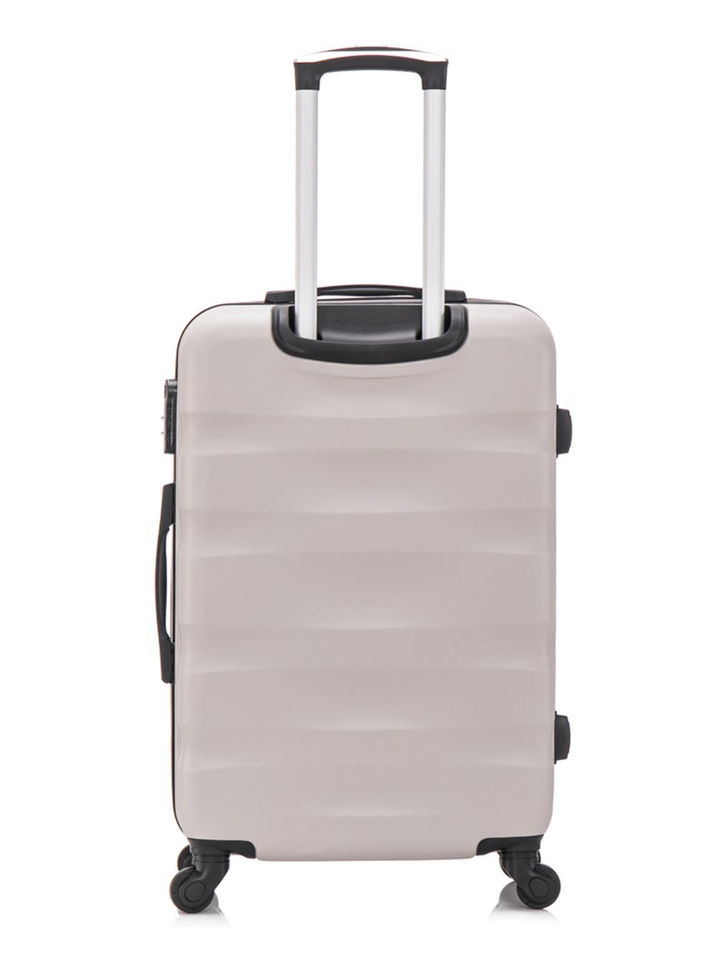 Set de Valises 5 Pièces | Cabine + Moyenne + Grande + 2 Vanity | Serrure Intégrée | CELIMS France Gris - Kiabi