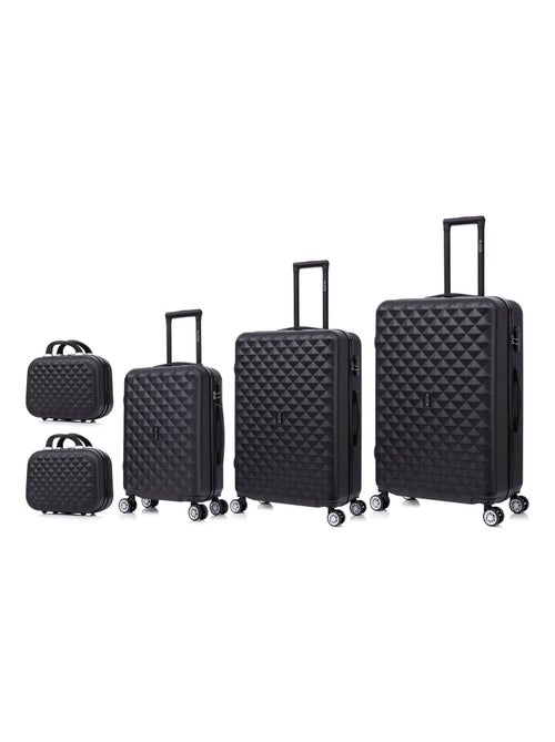 Set de Valises 5 Pièces | Cabine + Moyenne + Grande + 2 Vanity | Serrure Intégrée | CELIMS France - Kiabi
