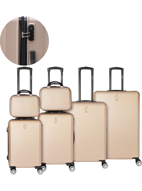 Set de Valises 6 Pièces | Bagage à Main + Cabine + Moyenne + Grande + 2 Vanity | CELIMS France - Kiabi
