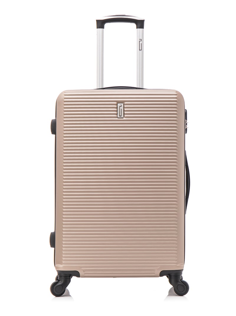 Set de Valises 6 Pièces | Bagage à Main + Cabine + Moyenne + Grande + 2 Vanity | CELIMS France Champagne - Kiabi