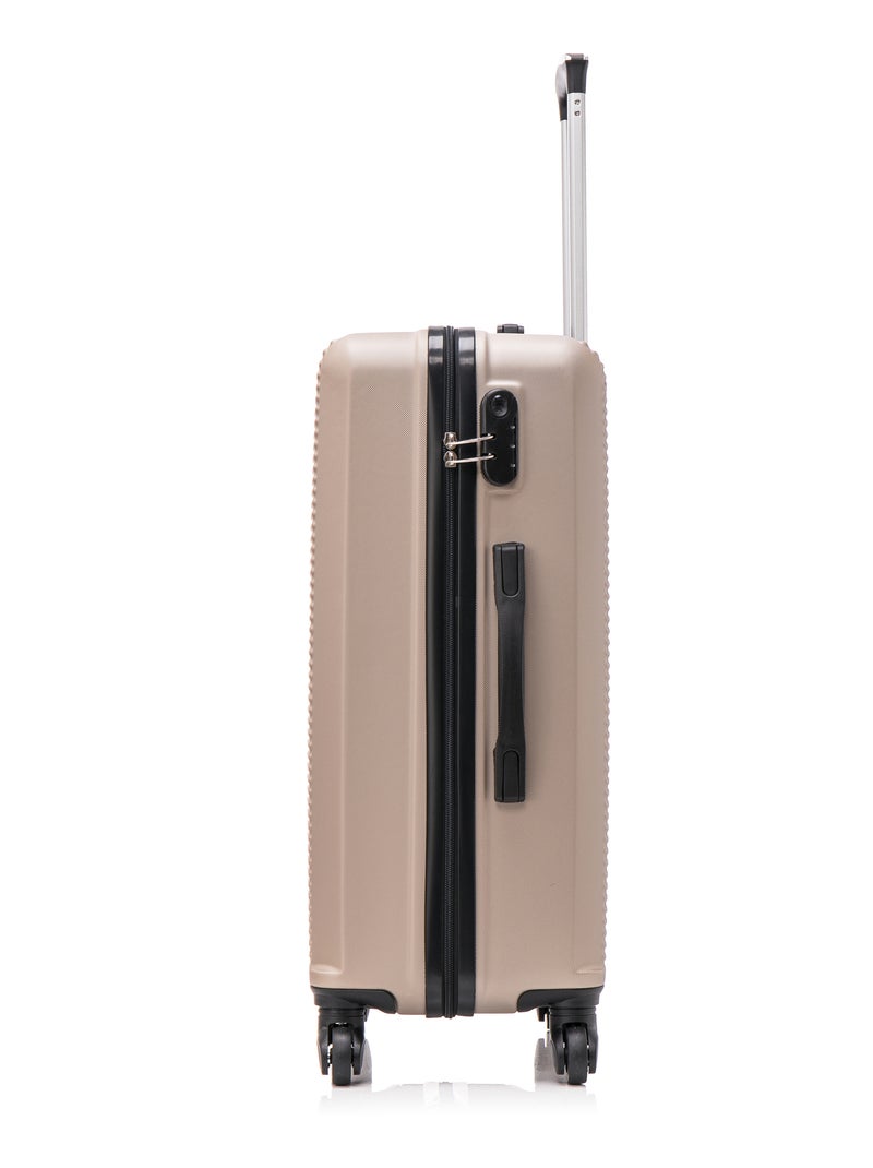 Set de Valises 6 Pièces | Bagage à Main + Cabine + Moyenne + Grande + 2 Vanity | CELIMS France Champagne - Kiabi
