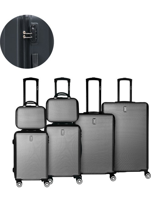 Set de Valises 6 Pièces | Bagage à Main + Cabine + Moyenne + Grande + 2 Vanity | CELIMS France - Kiabi