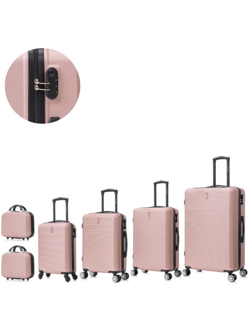 Set de Valises 6 Pièces | Bagage à Main + Cabine + Moyenne + Grande + 2 Vanity | CELIMS France - Kiabi Set de Valises 6 Pièces | Bagage à Main + Cabine + Moyenne + Grande + 2 Vanity | CELIMS France - Kiabi