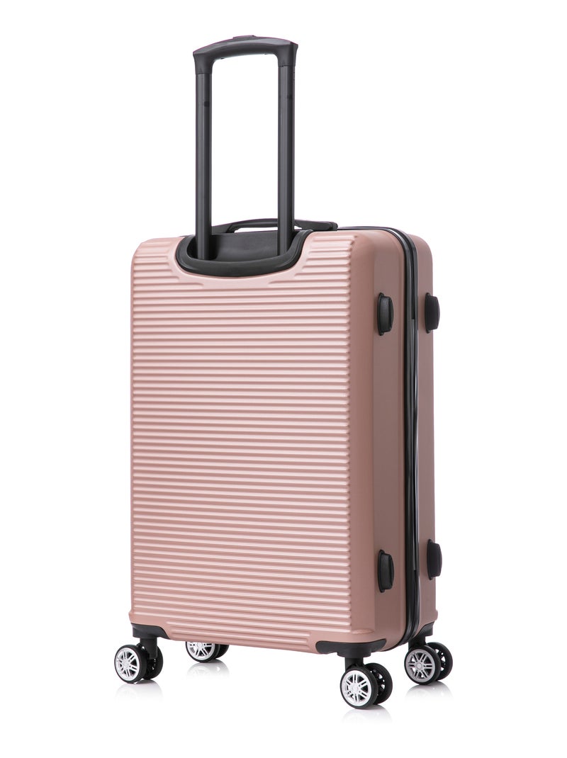 Set de Valises 6 Pièces | Bagage à Main + Cabine + Moyenne + Grande + 2 Vanity | CELIMS France Rose - Kiabi