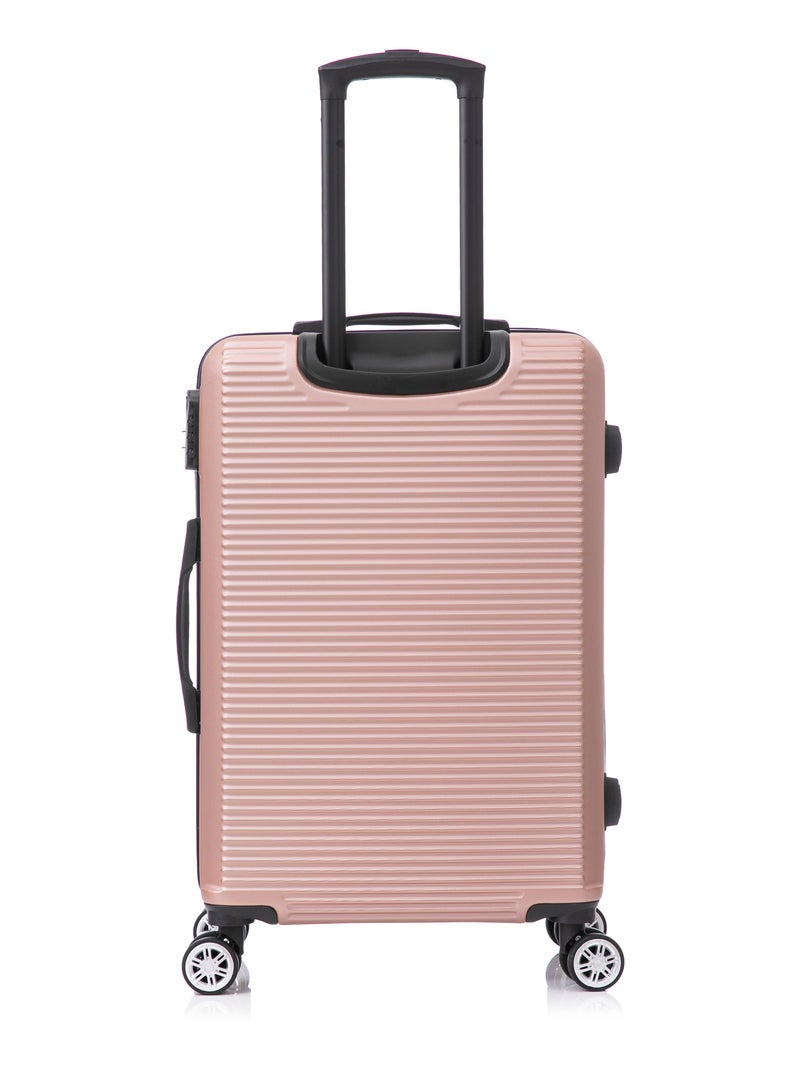 Set de Valises 6 Pièces | Bagage à Main + Cabine + Moyenne + Grande + 2 Vanity | CELIMS France Rose - Kiabi