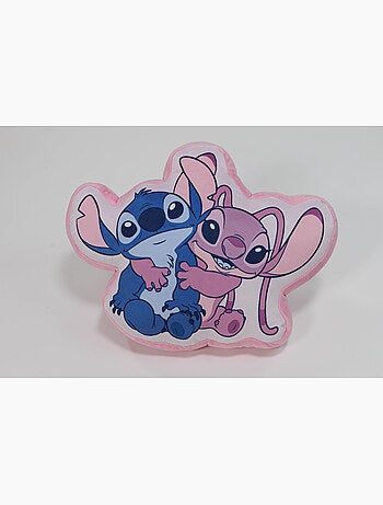 Set Déco Chambre Fille Stitch & Angel 3 Pièces – Housse Couette 140x200 cm Polycoton Réversible