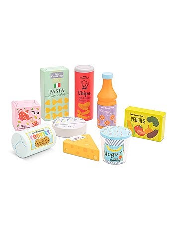 Set d'épicerie en bois