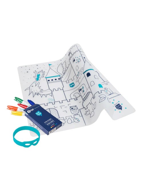 Set en silicone à colorier - Château - Kiabi