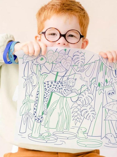 Set en silicone à colorier - Forêt amazonienne - Kiabi