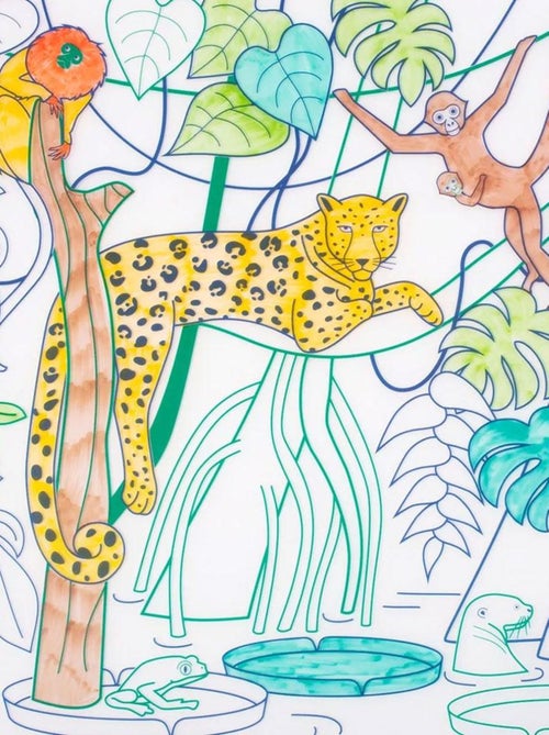 Set en silicone à colorier - Forêt amazonienne - Kiabi