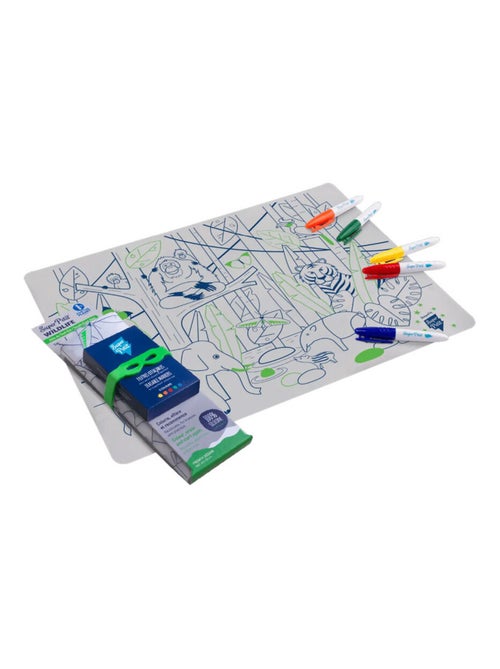 Set en silicone à colorier - Jungle - Kiabi