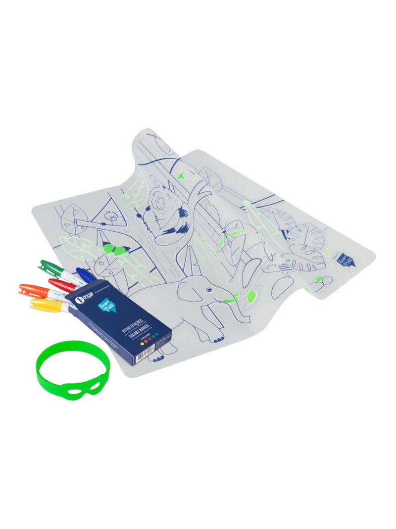 Set en silicone à colorier - Jungle Multicolore - Kiabi