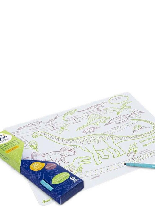 Set en silicone à colorier réversible - L'ère des dinosaures - Kiabi