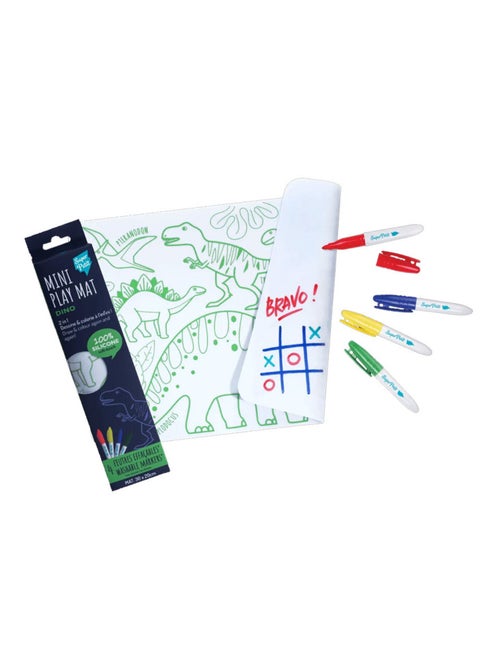 Set en silicone à colorier réversible - Mini Dino - Kiabi