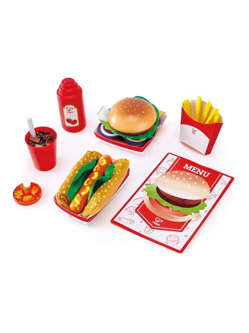 Set Fast-Food Jouet de Cuisine Multicolore - Kiabi