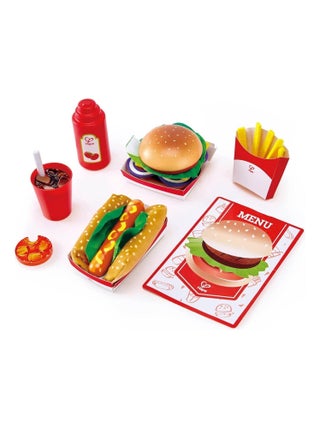 Set Fast-Food Jouet de Cuisine Multicolore