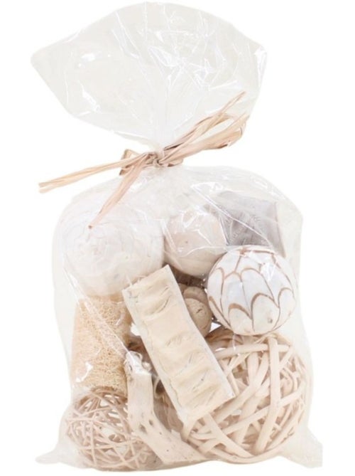 Set fleurs séchées, déco boisées - Kiabi