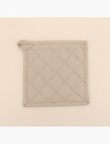 Set gant + manique unis 100% coton
