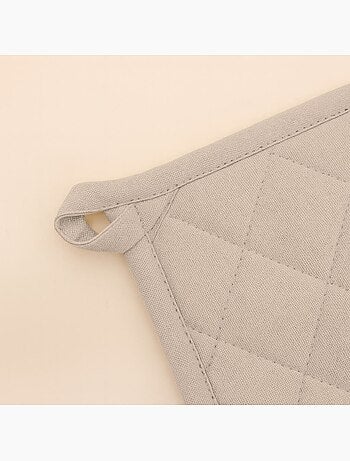 Set gant + manique unis 100% coton