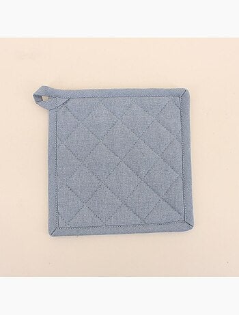 Set gant + manique unis 100% coton