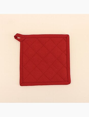 Set gant + manique unis 100% coton