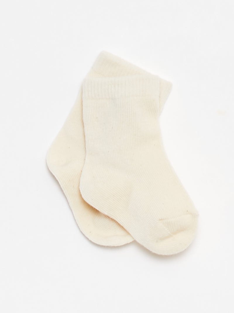 Set gilet + pantalon + chaussettes - 3 pièces Blanc - Kiabi