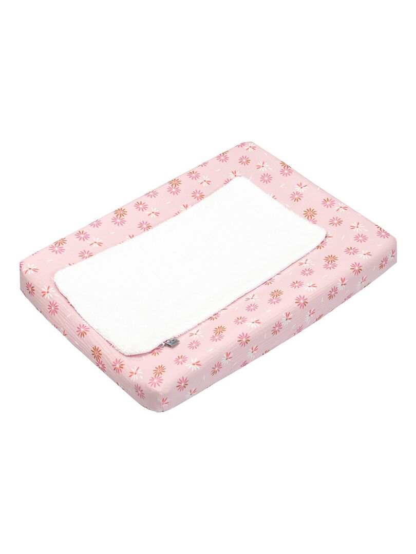 Set housse de matelas à langer + tapis de change, Rosella SEVIRA KIDS Rose - Kiabi